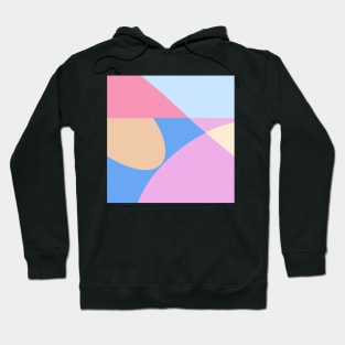 Colored geometry - pink version Hoodie